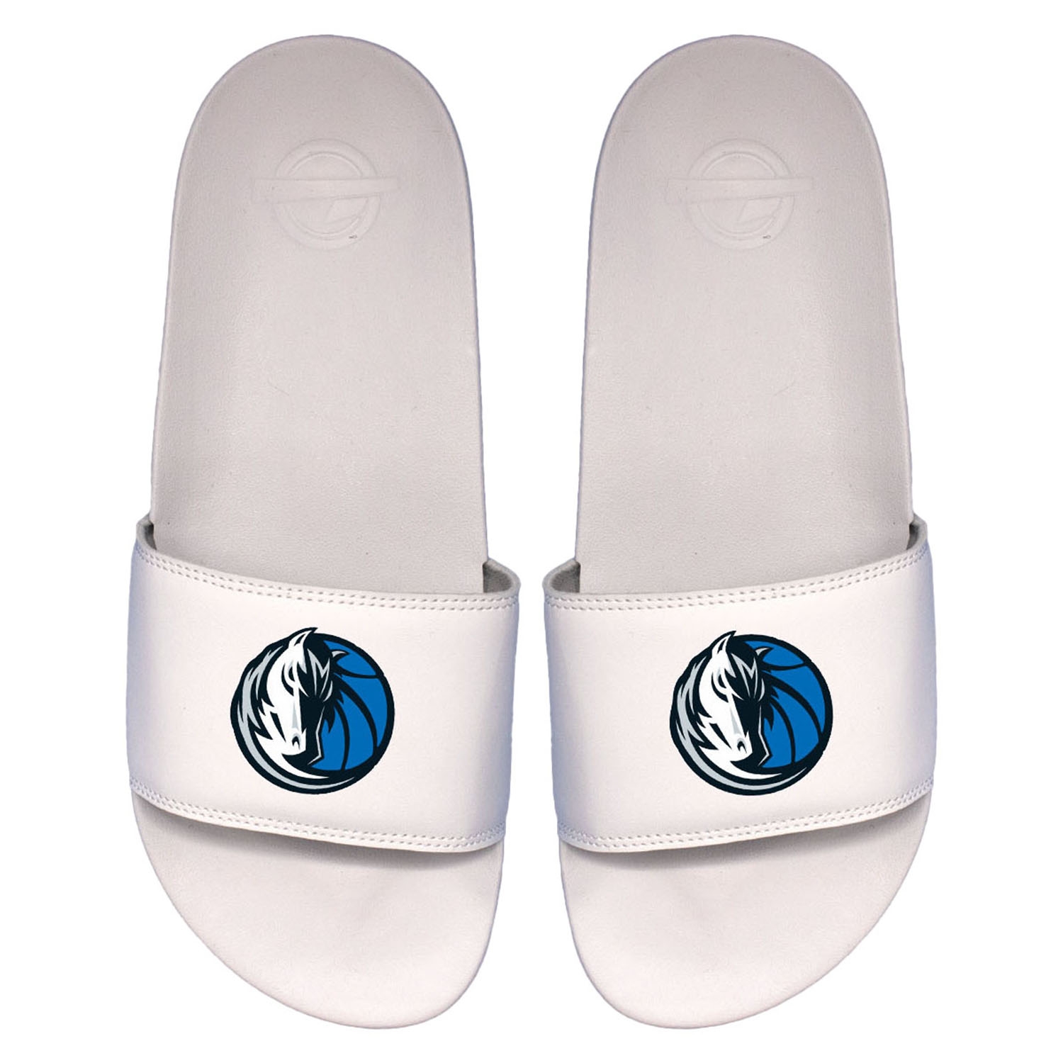 Dallas Mavericks Primary Logo ISlide NBA Slipper Badelatschen Weiß
