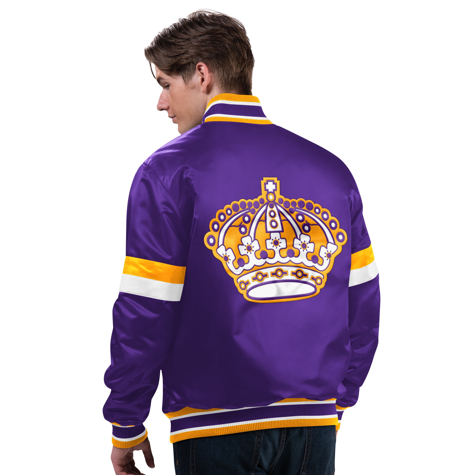 Los Angeles Kings Starter Vintage Diveplay NHL Varsity Jacke