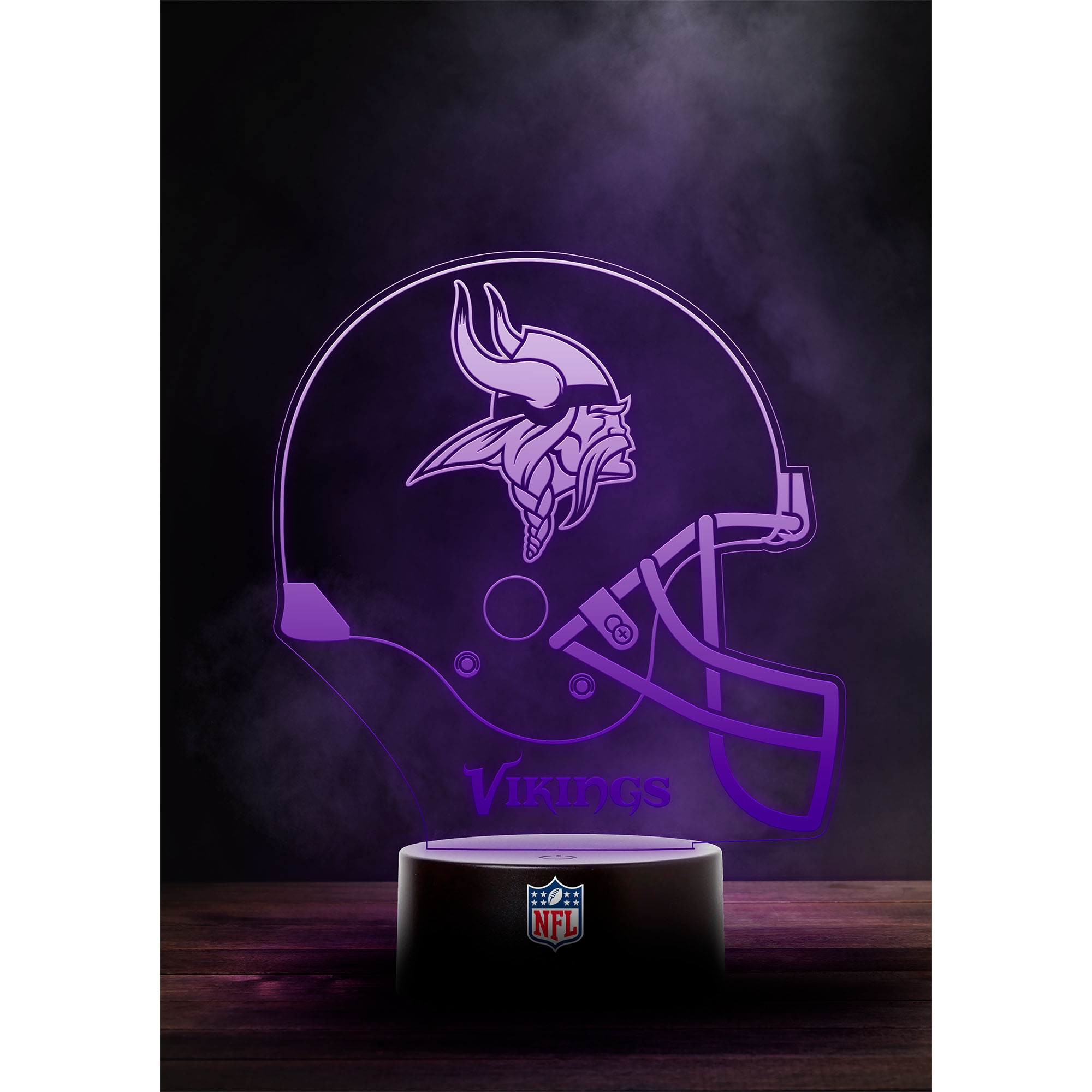Minnesota Vikings NFL Helmet LED-Leuchtschild
