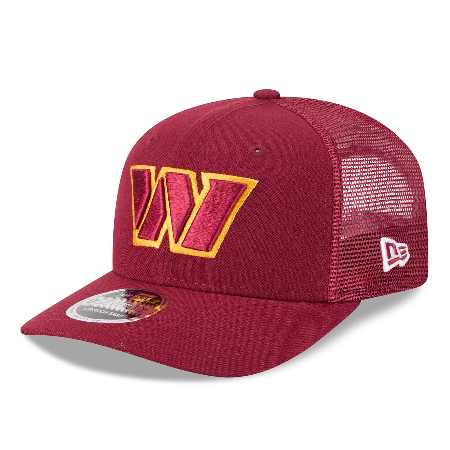 Washington Commanders New Era Stretch-Snap 9SEVENTY NFL Trucker Cap Burgund