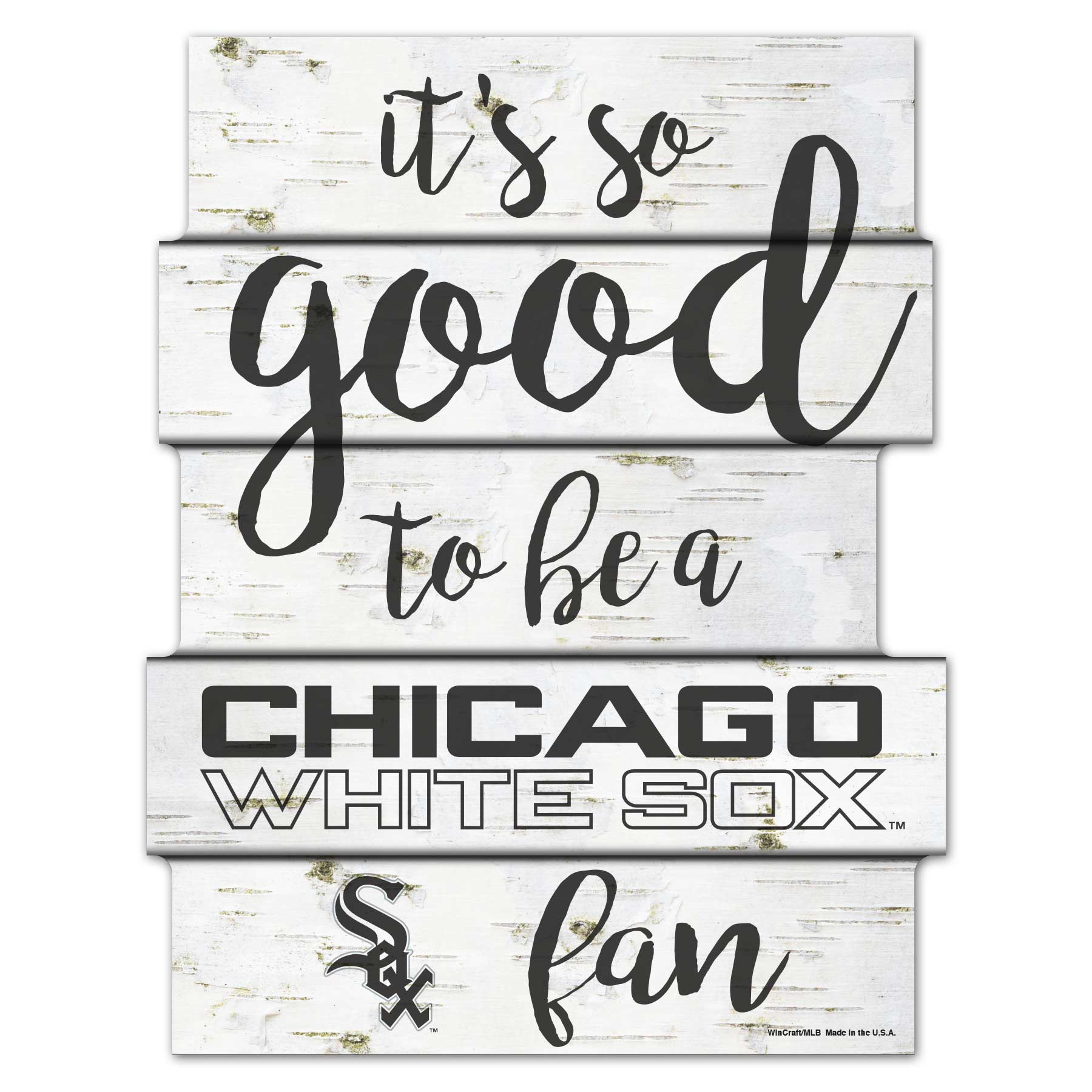 Chicago White Sox Birchwood MLB Wood Sign