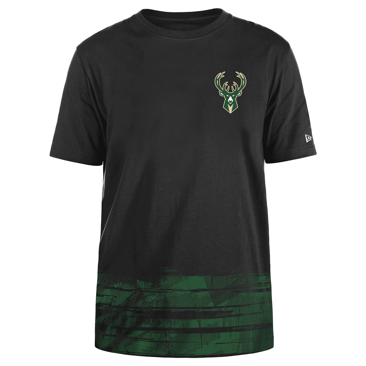 Milwaukee Bucks 2024 NBA Tip-Off New Era T-Shirt Schwarz