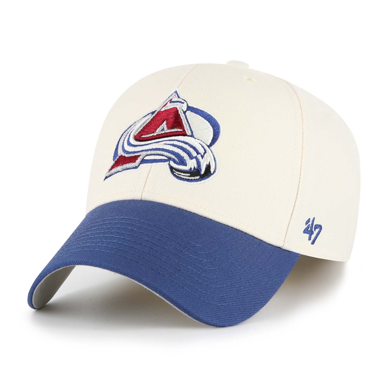 Colorado Avalanche '47 MVP 2- Tone NHL Cap Natural/Blau
