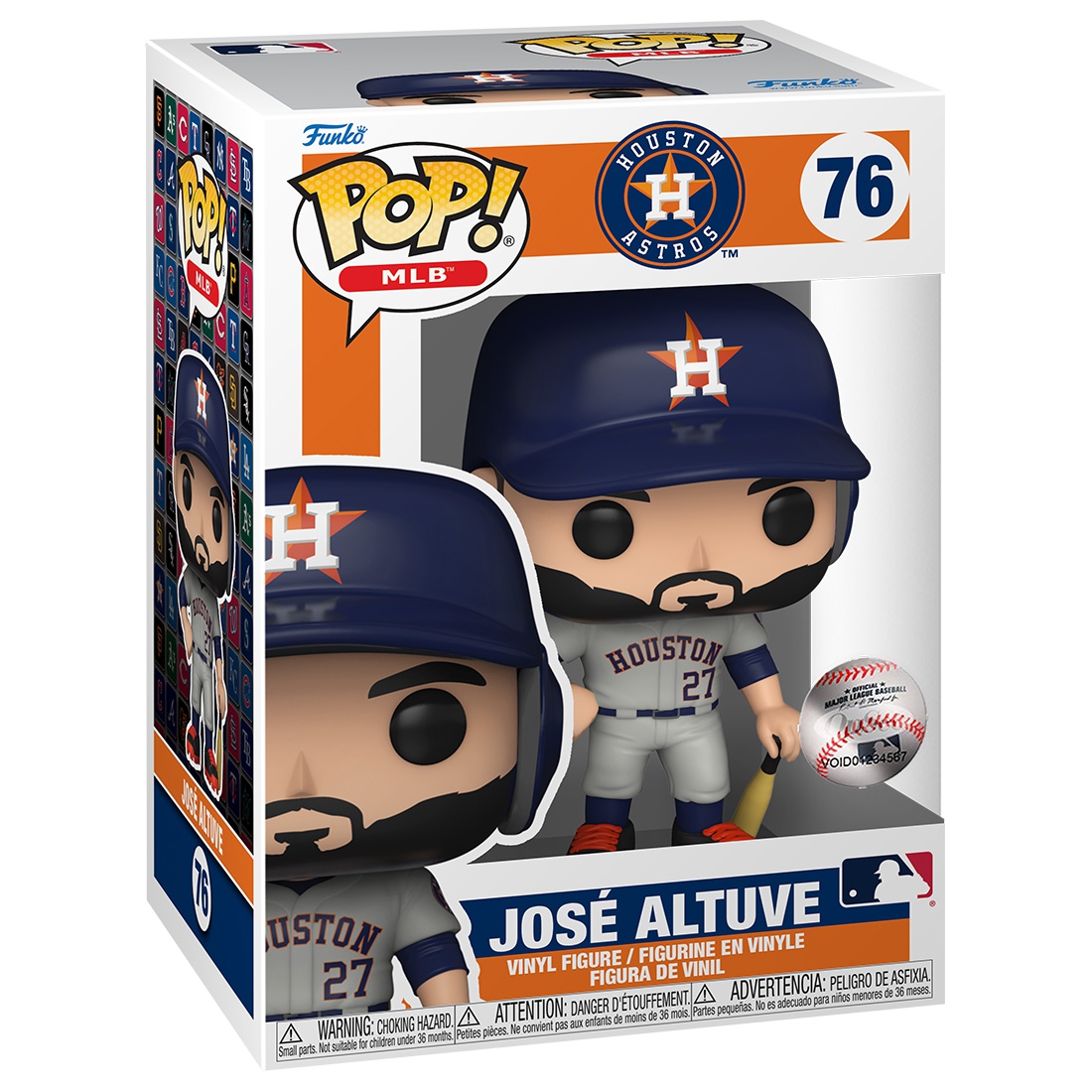 José Altuve Houston Astros #76 Funko POP! Vinyl MLB Figure