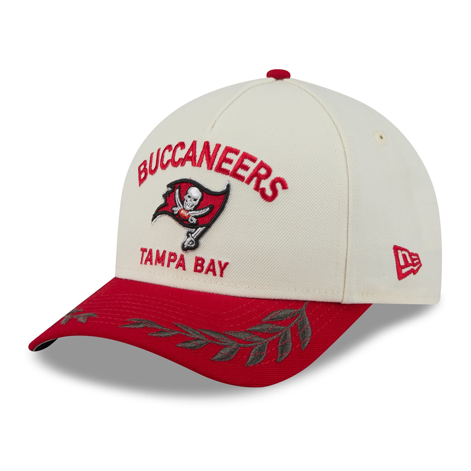 Tampa Bay Buccaneers 2025 NFL Draft 9FORTY M-Crown A-Frame Snapback Cap Cream