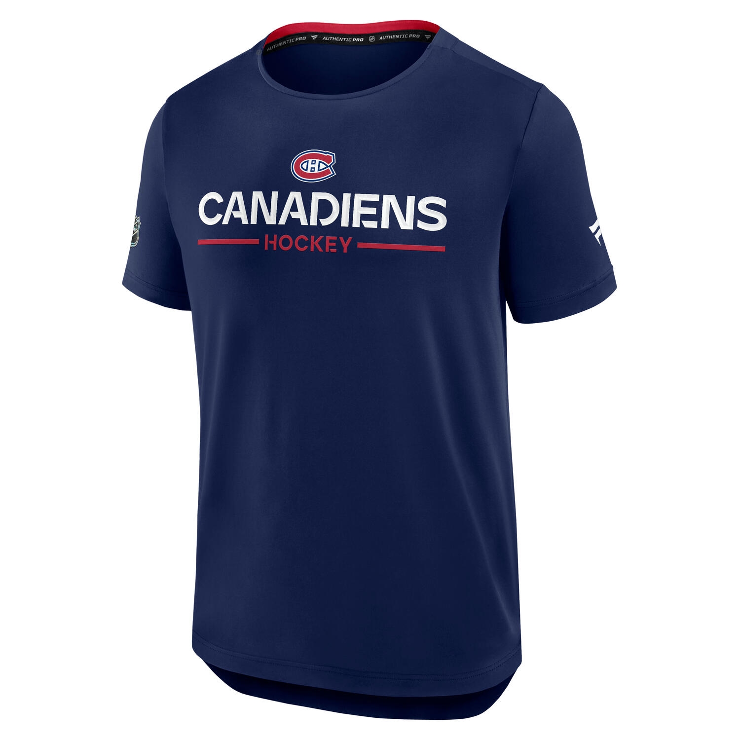 Montreal Canadiens 2025/26 Authentic Pro Rink Tech NHL T-Shirt Navy