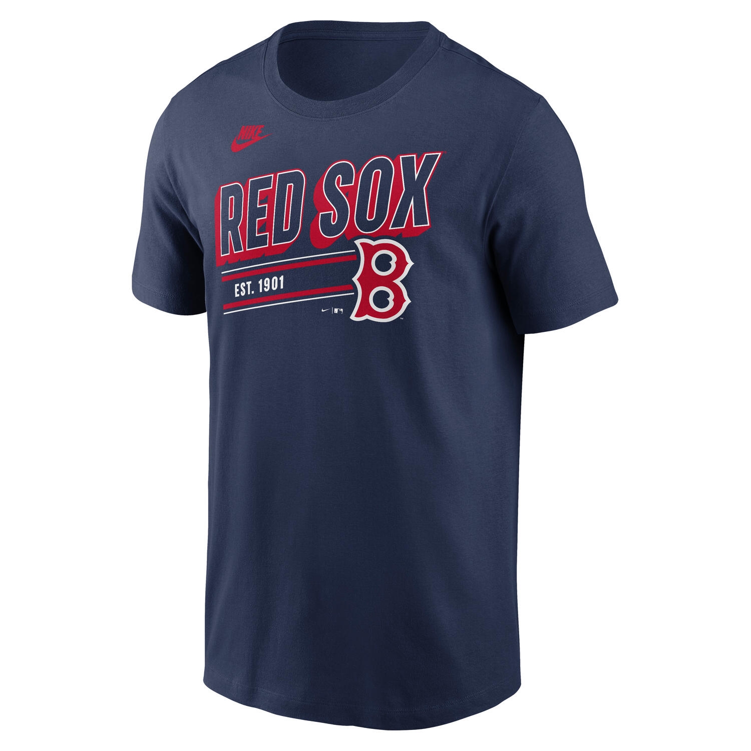 Boston Red Sox MLB Cooperstown Cotton T-Shirt Navy