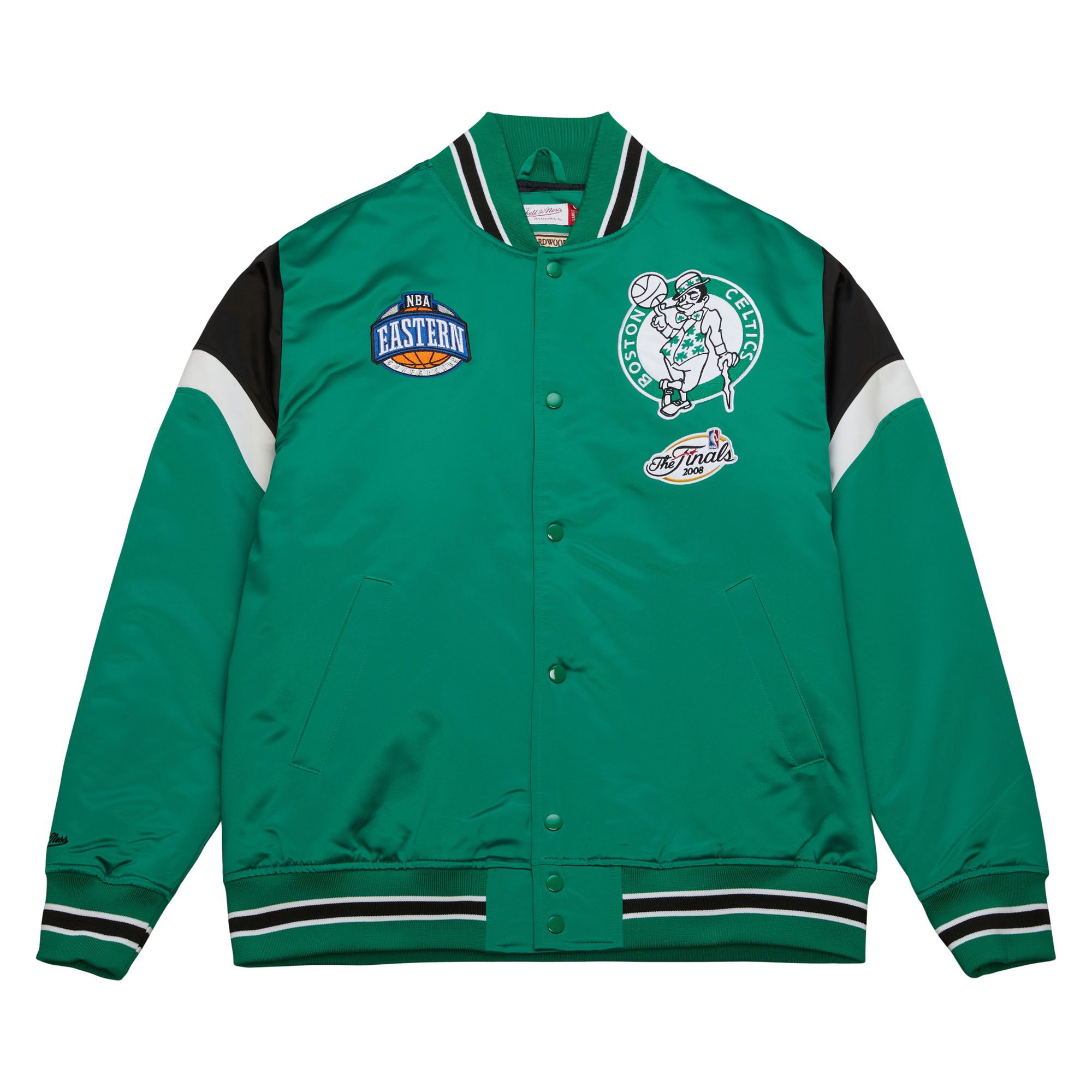 Boston Celtics Mitchell & Ness Heavyweight Satin NBA Jacket