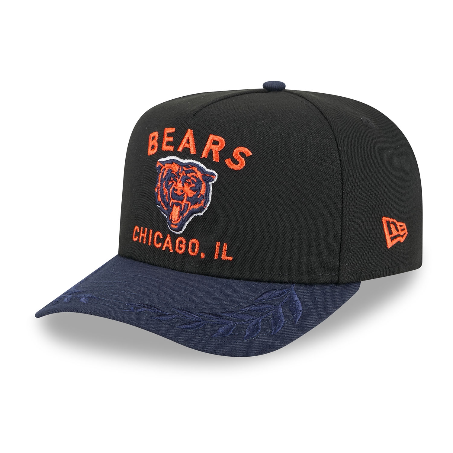 Chicago Bears 2025 NFL Draft New Era 9FIFTY A-Frame Snapback Cap Schwarz