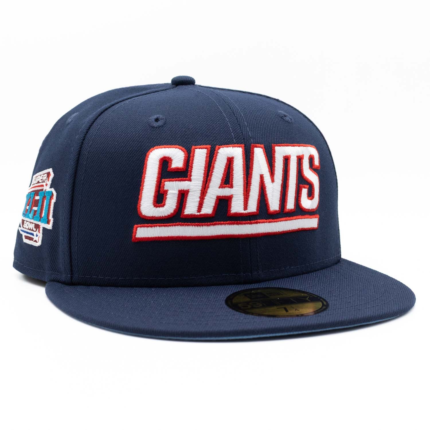 New York Giants Super Bowl XLII 59FIFTY Fitted NFL Cap Navy