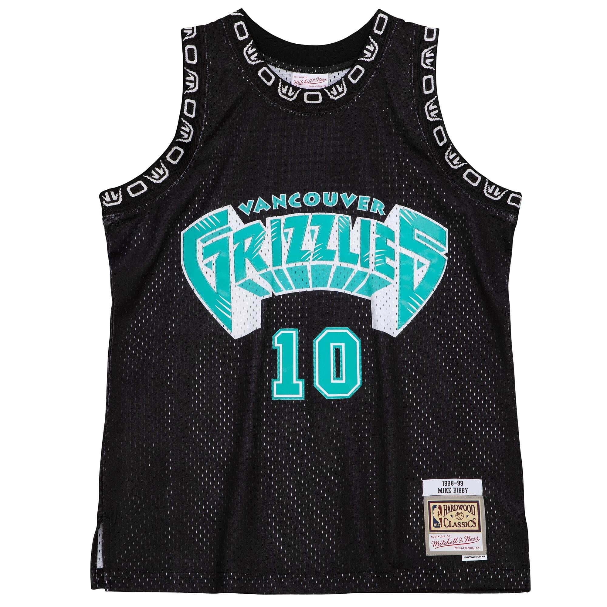 Mike Bibby #10 Vancouver Grizzlies Black Mitchell & Ness Swingman NBA Jersey