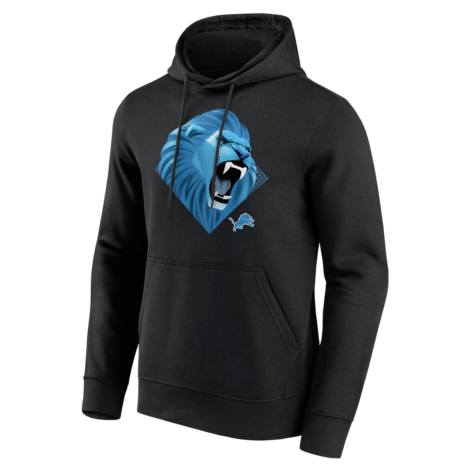 Detroit Lions Illustration NFL Hoodie Schwarz