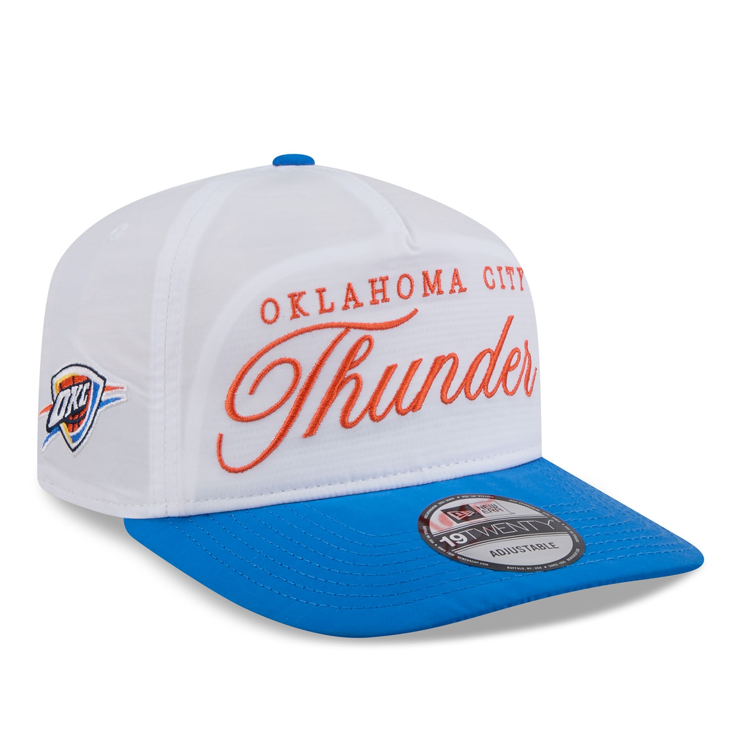 Oklahoma City Thunder 2025 NBA Draft 19TWENTY Adjustable Cap OTC Weiß