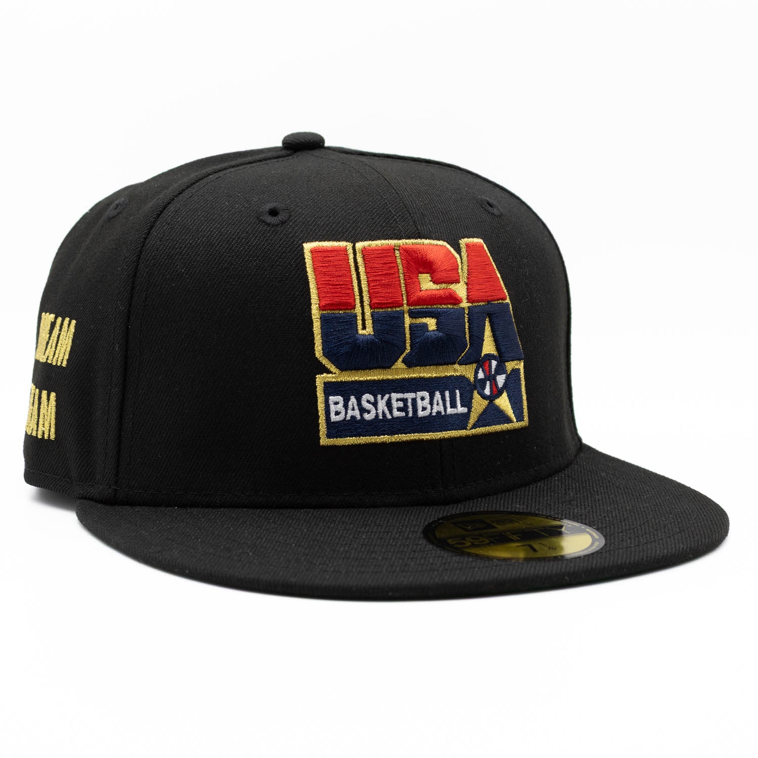 Team USA 1992 Dream Team 59FIFTY Fitted Basketball Cap Schwarz