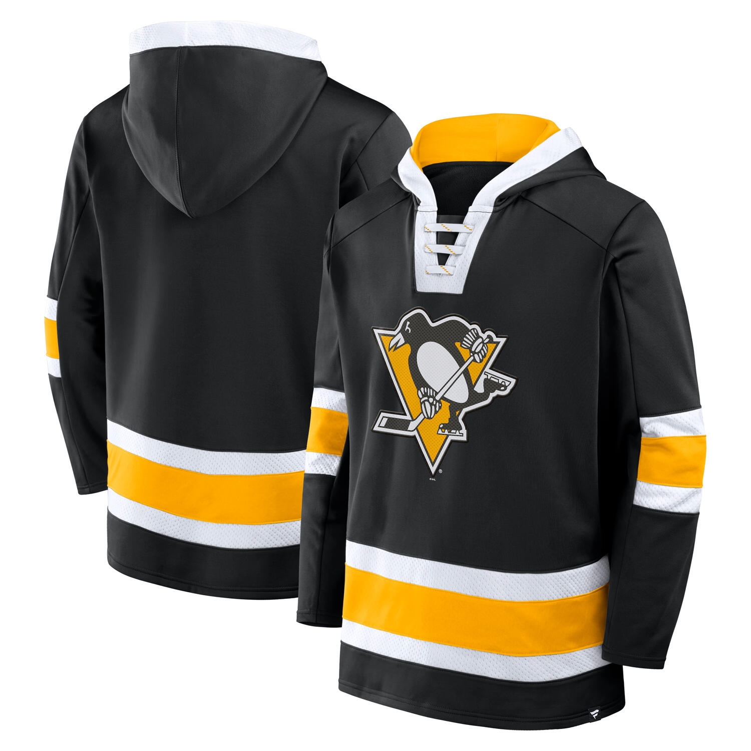Pittsburgh Penguins Laced NHL Hoodie Black
