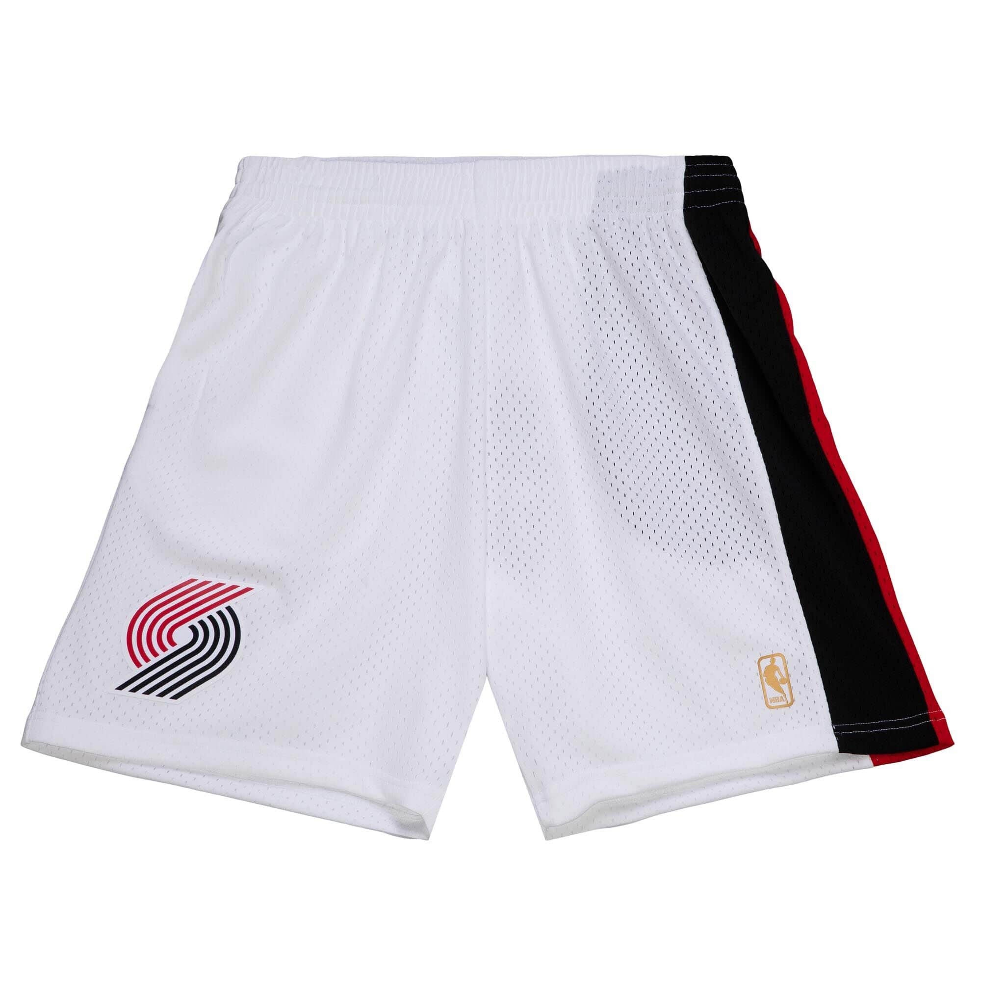 Portland Trail Blazers 1996-97 Mitchell & Ness Swingman NBA Shorts Weiß