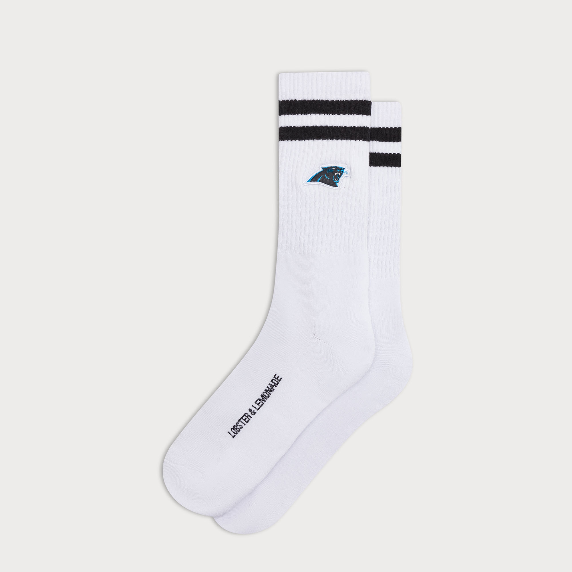 Carolina Panthers L&L '90 Classics NFL Crew Socken Weiß