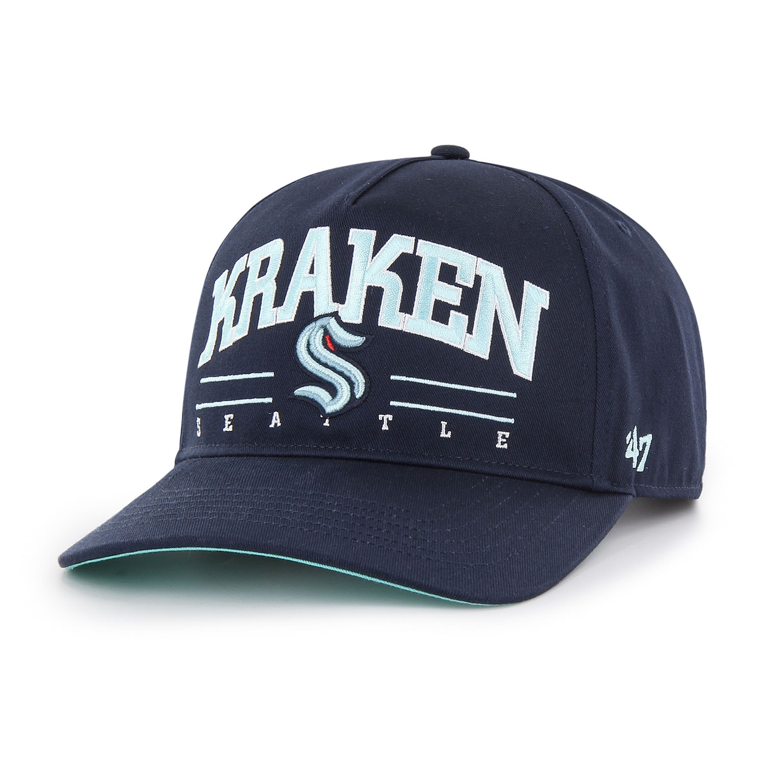 Seattle Kraken Hitch Roscoe '47 Adjustable NHL Cap Navy