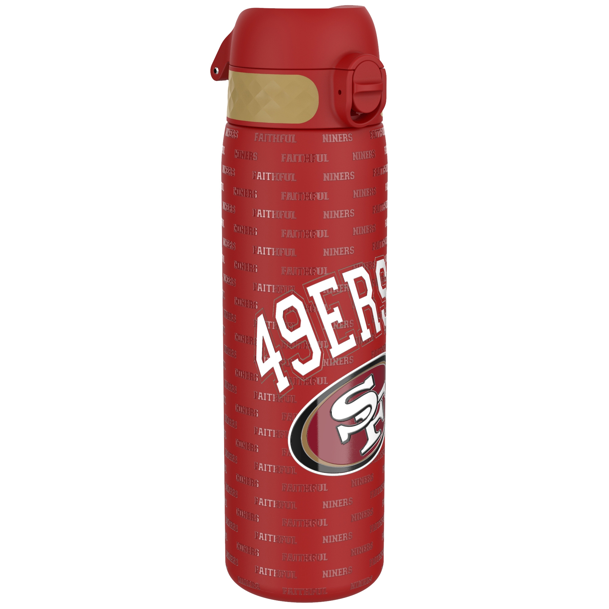 San Francisco 49ers Edelstahl OneTouch NFL Trinkflasche (600 ml)
