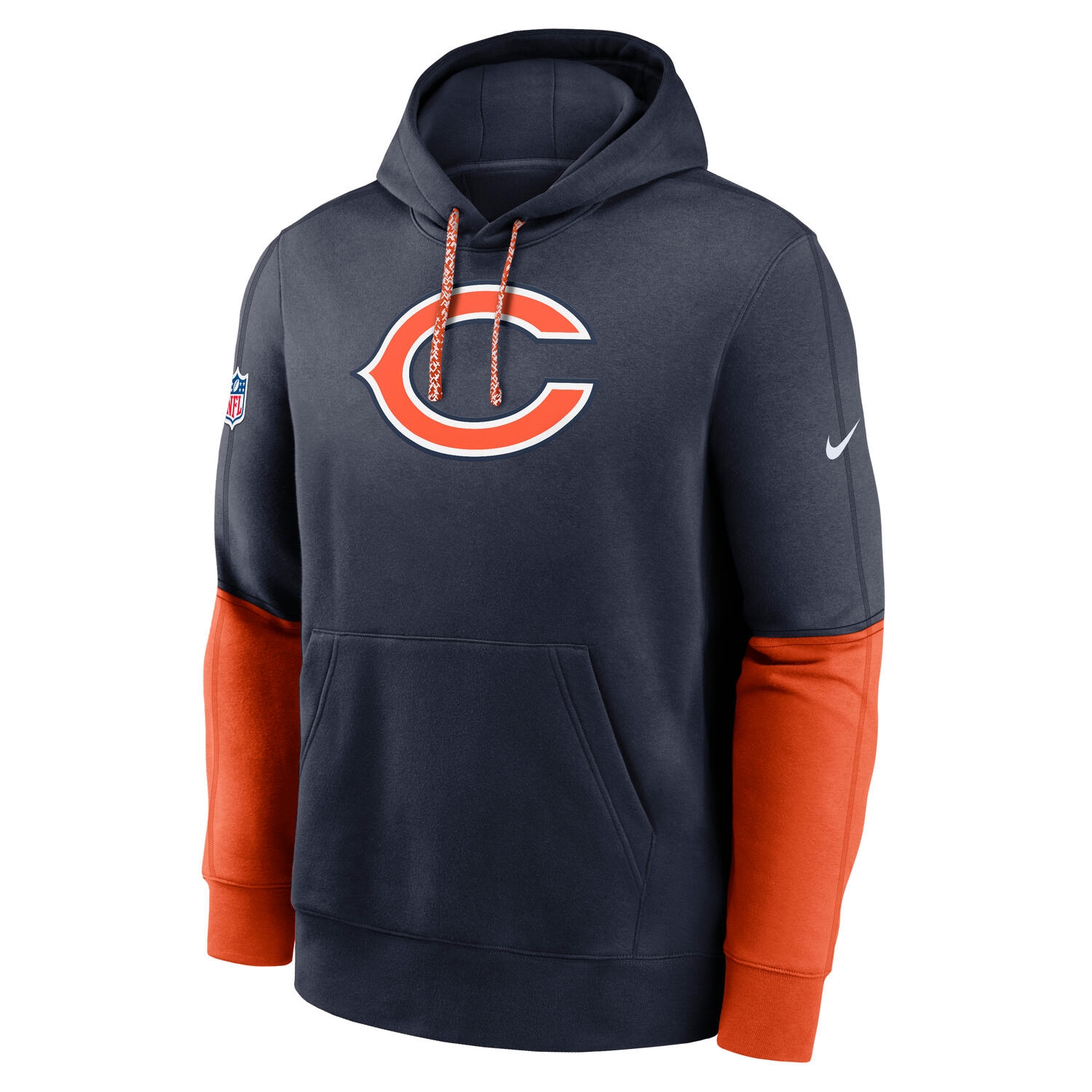 Chicago Bears 2024 NFL Sideline Nike Club Hoodie Navy