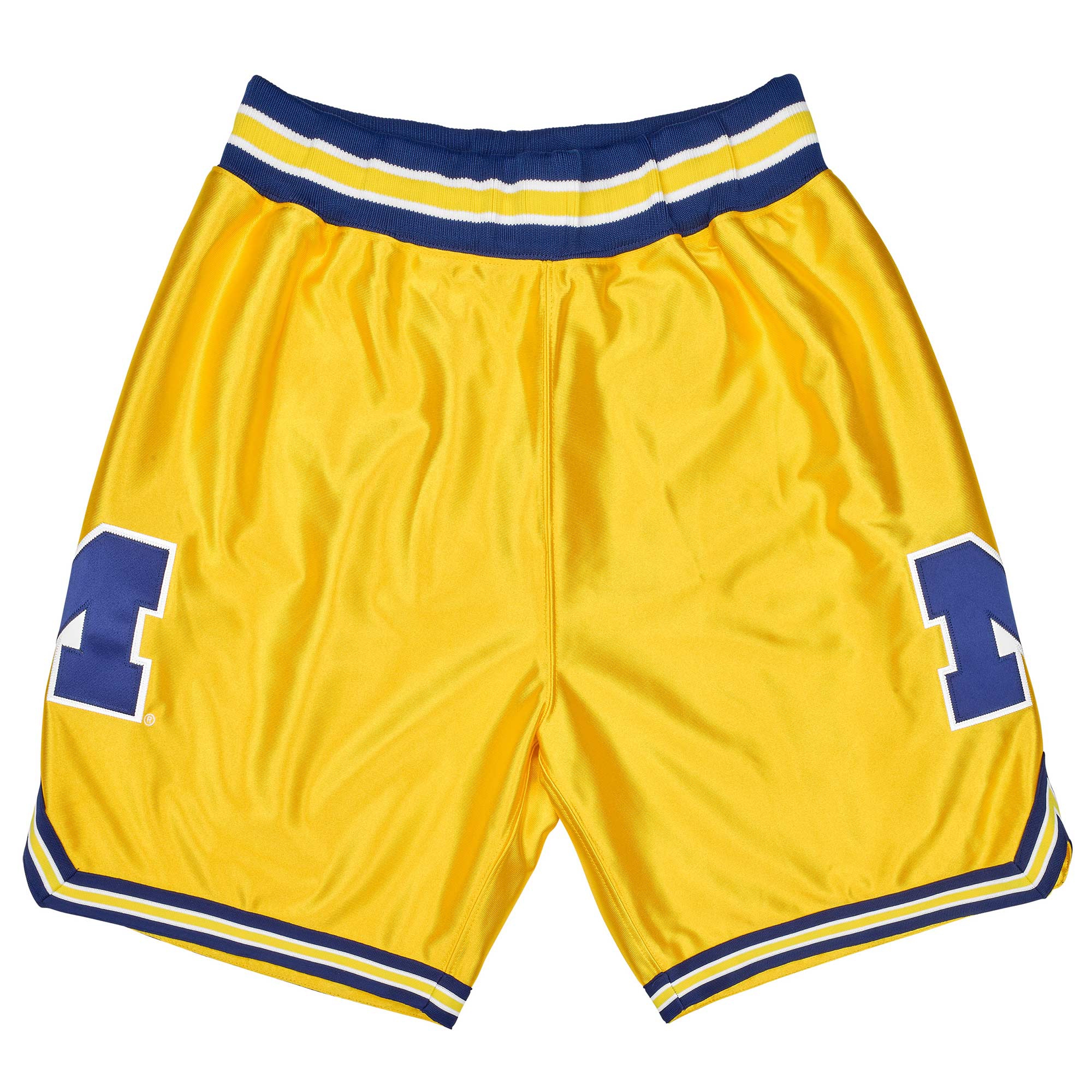 Michigan Wolverines 1991-92 Mitchell & Ness Authentic NCAA Shorts Gelb
