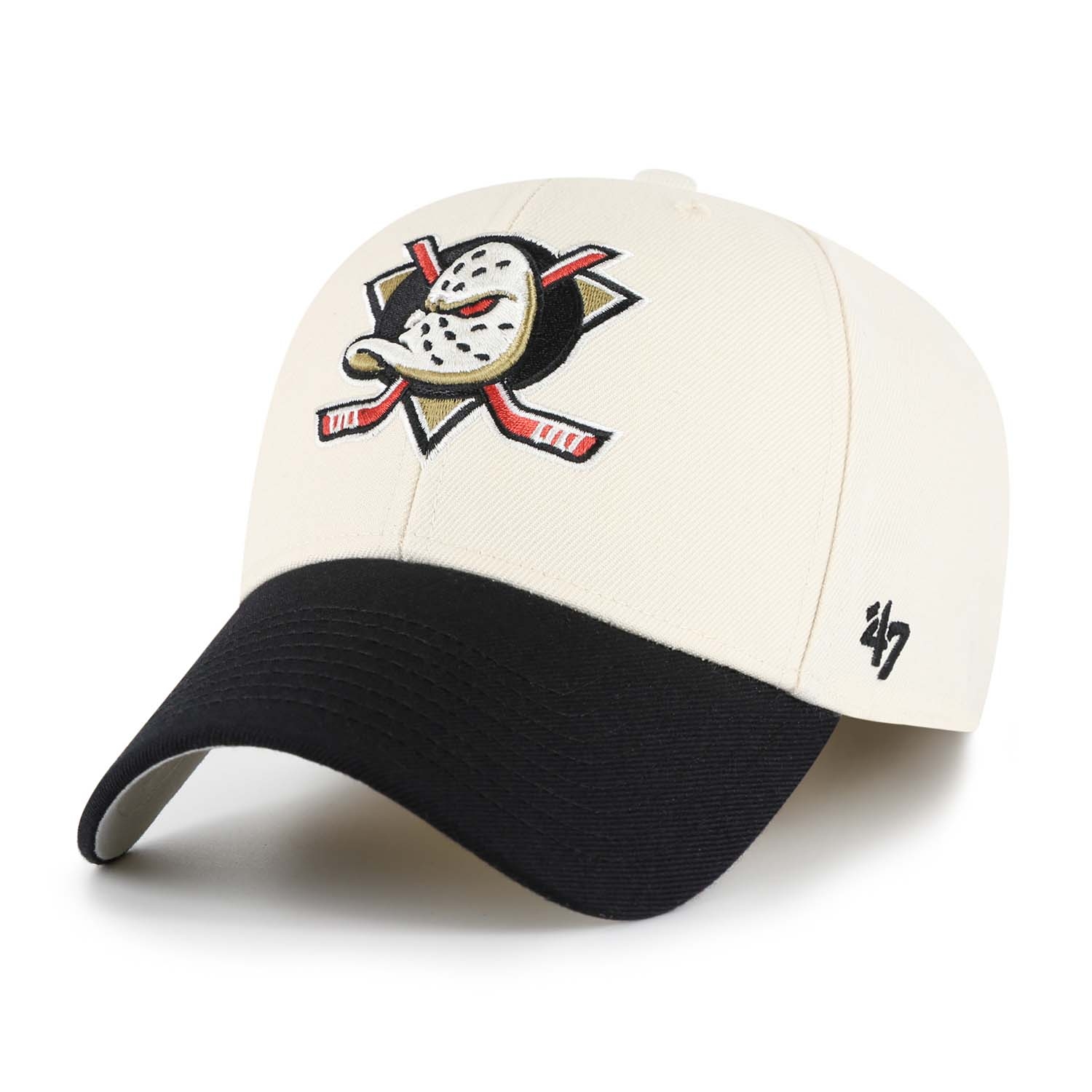 Anaheim Ducks '47 MVP 2- Tone NHL Cap Natural/Schwarz