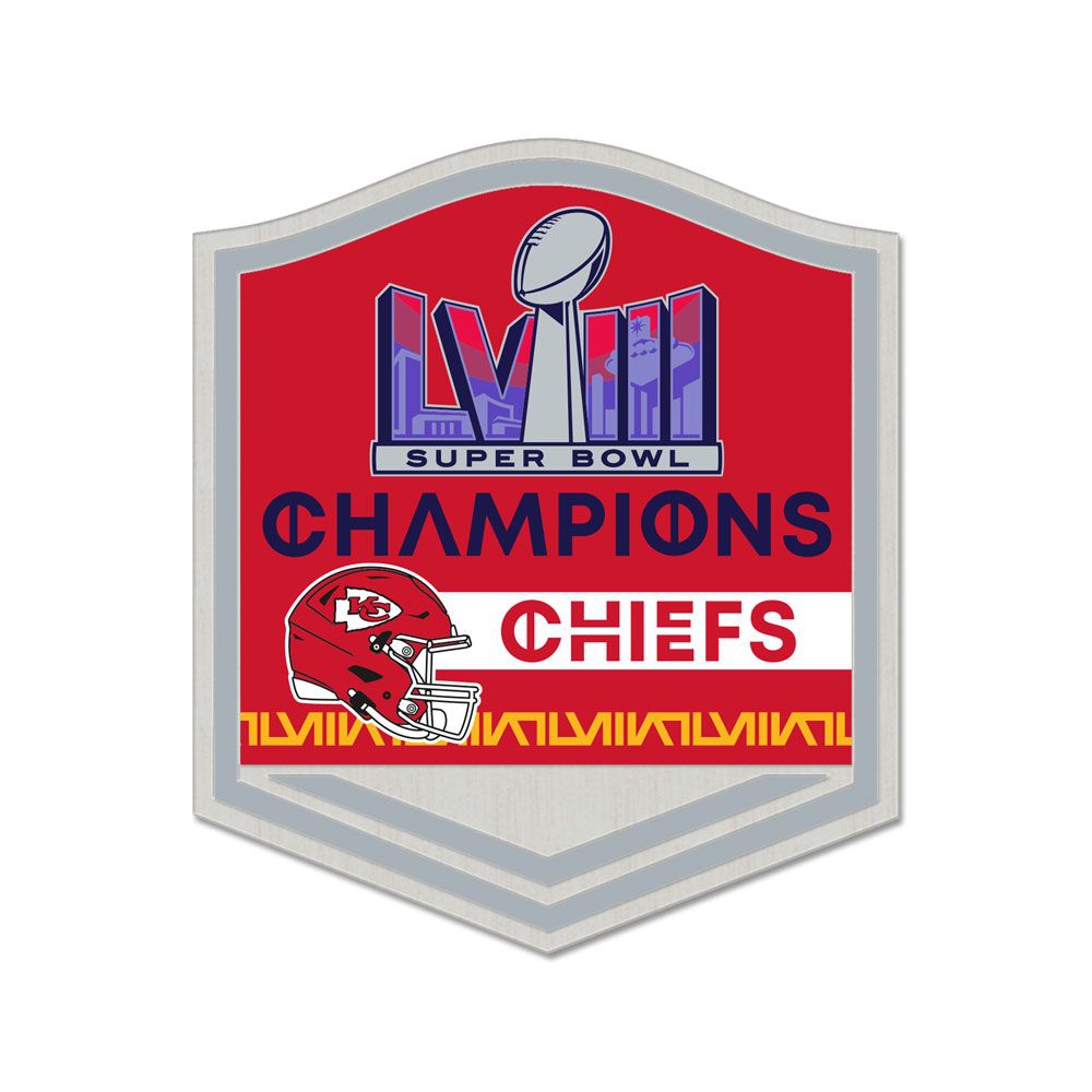 Kansas City Chiefs Super Bowl LVIII Champions NFL Pin Anstecknadel