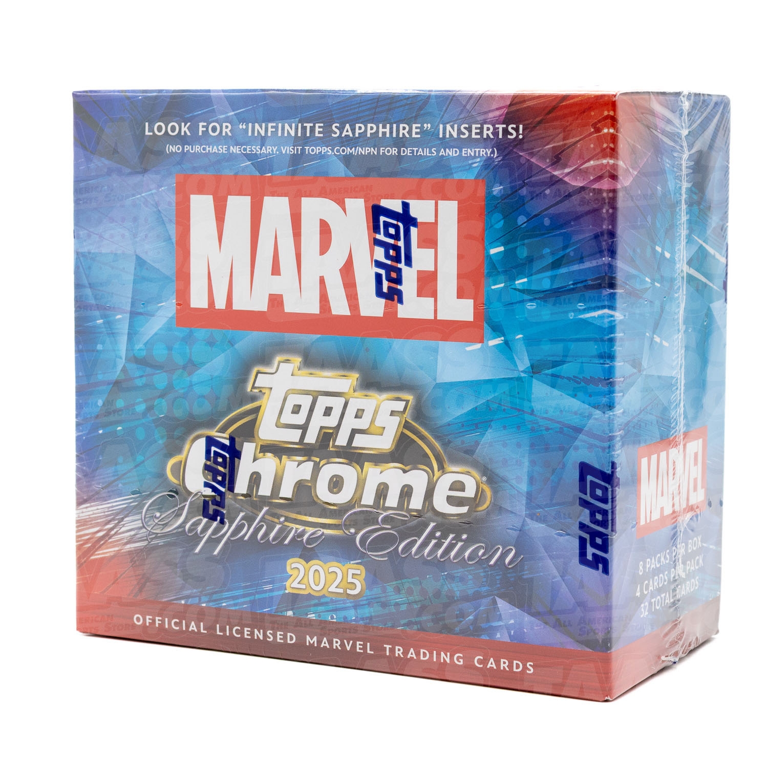 2025 topps Chrome Sapphire Marvel Hobby Box