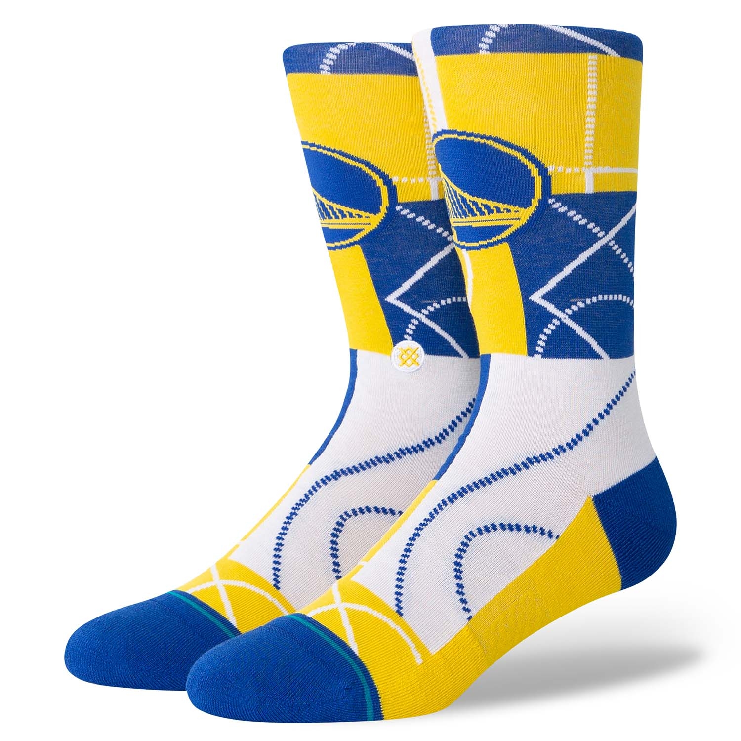 Golden State Warriors Zone Stance NBA Crew Socks
