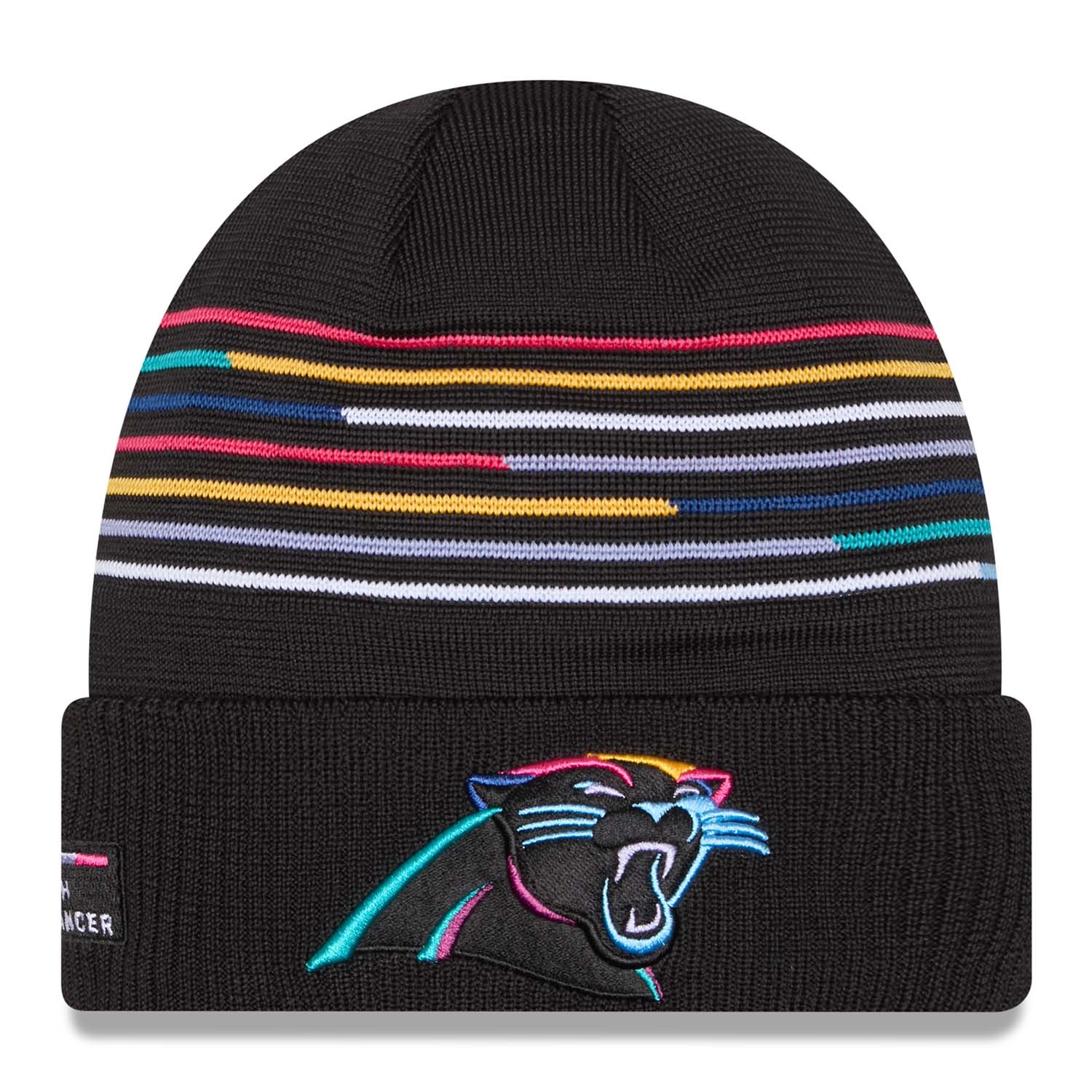 Carolina Panthers 2025 NFL Crucial Catch New Era Knit Hat