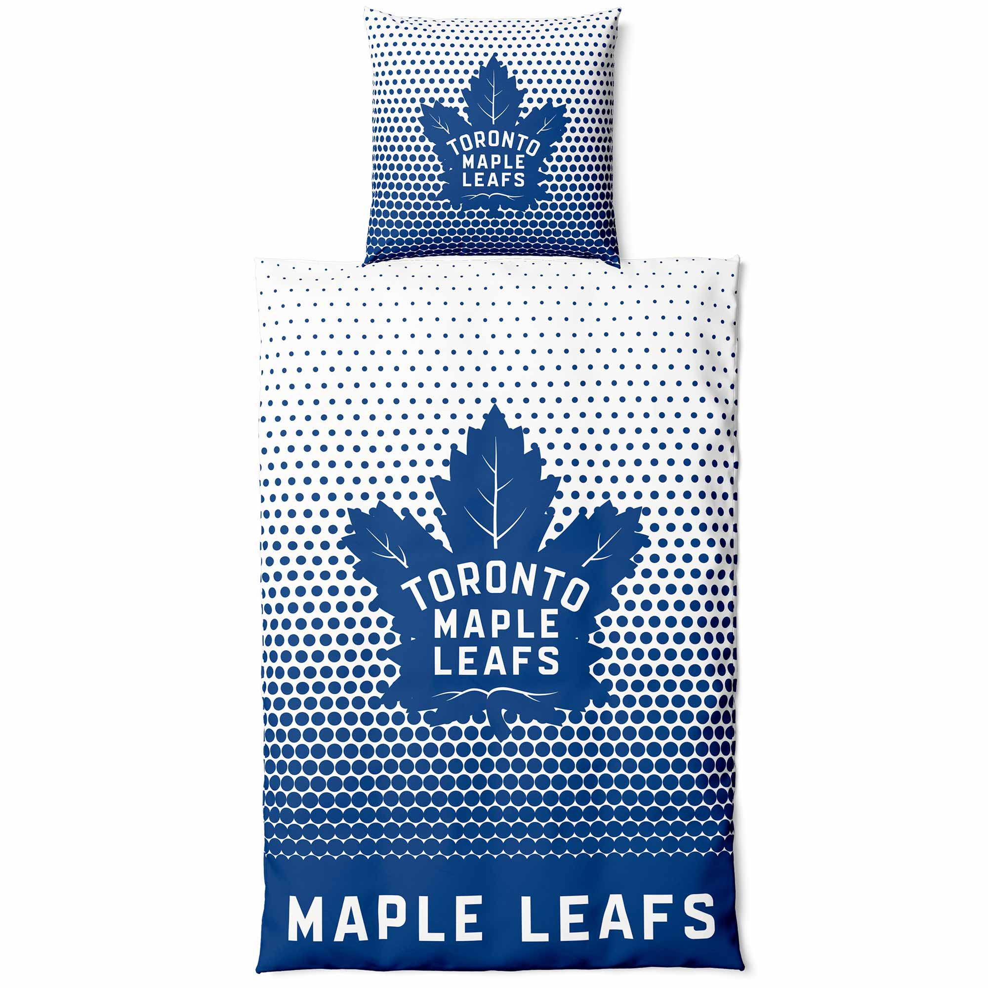 Toronto Maple Leafs Dots NHL Bedding Set