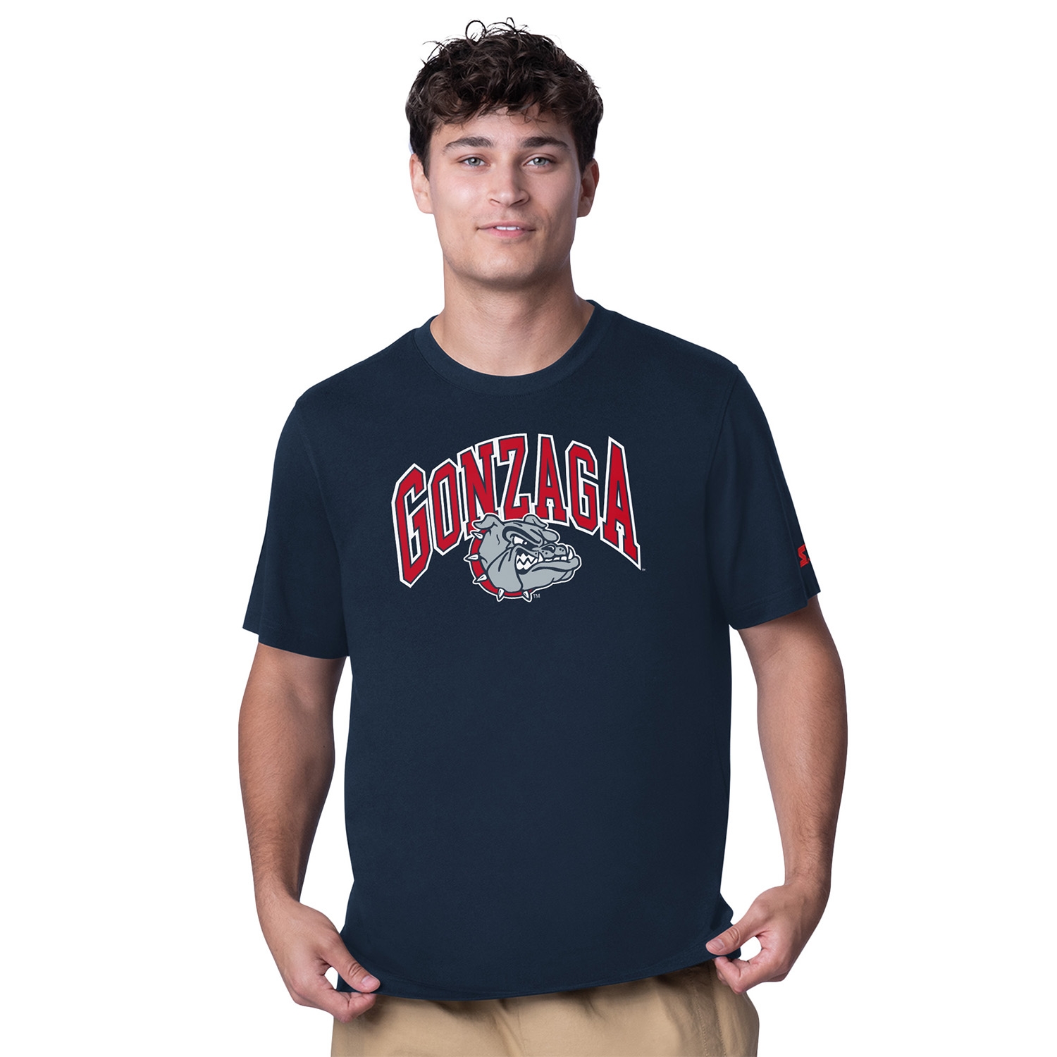 Gonzaga Bulldogs Starter Team Arch NCAA T-Shirt Navy