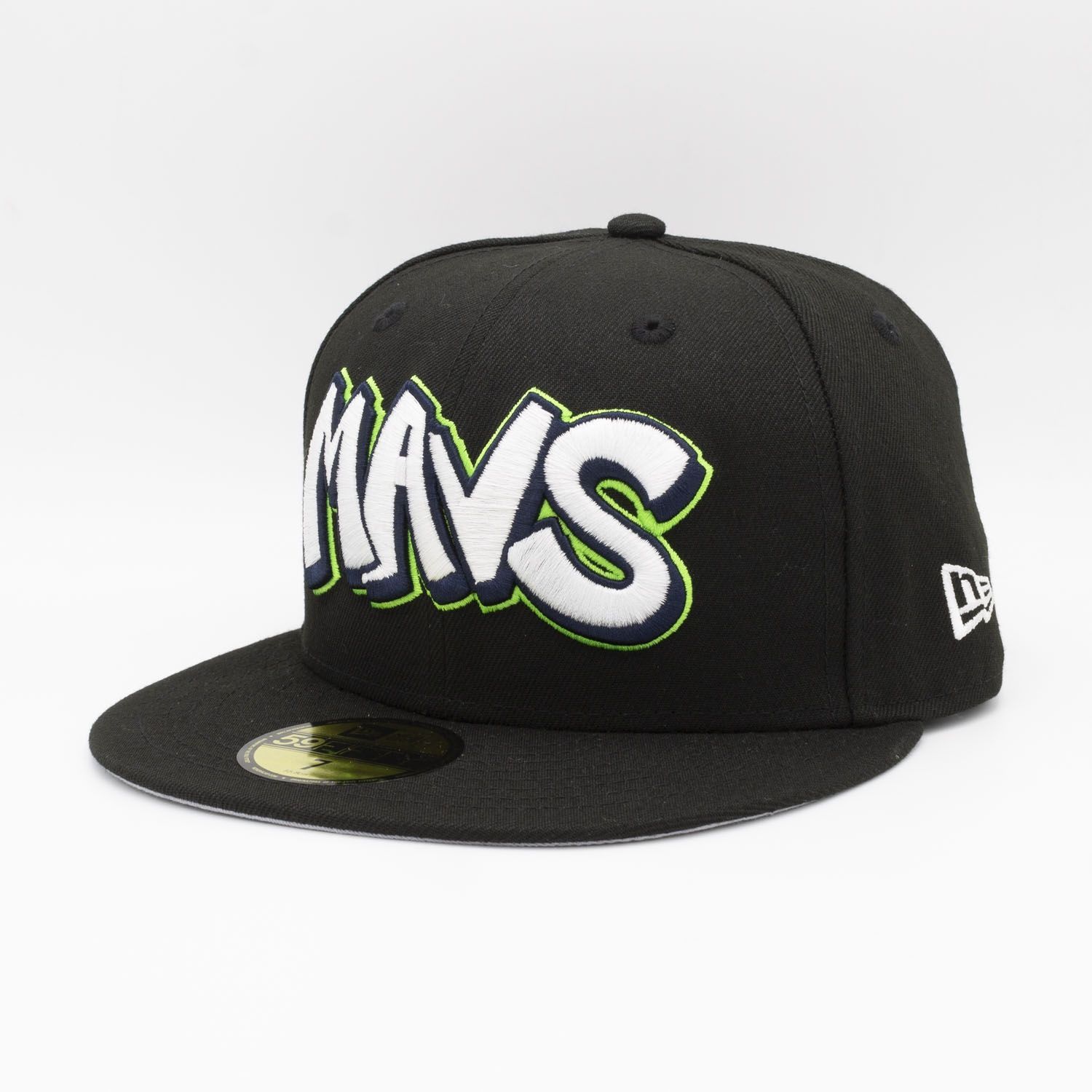 Dallas Mavericks MAVS City Edition New Era 59FIFTY Fitted NBA Cap Schwarz