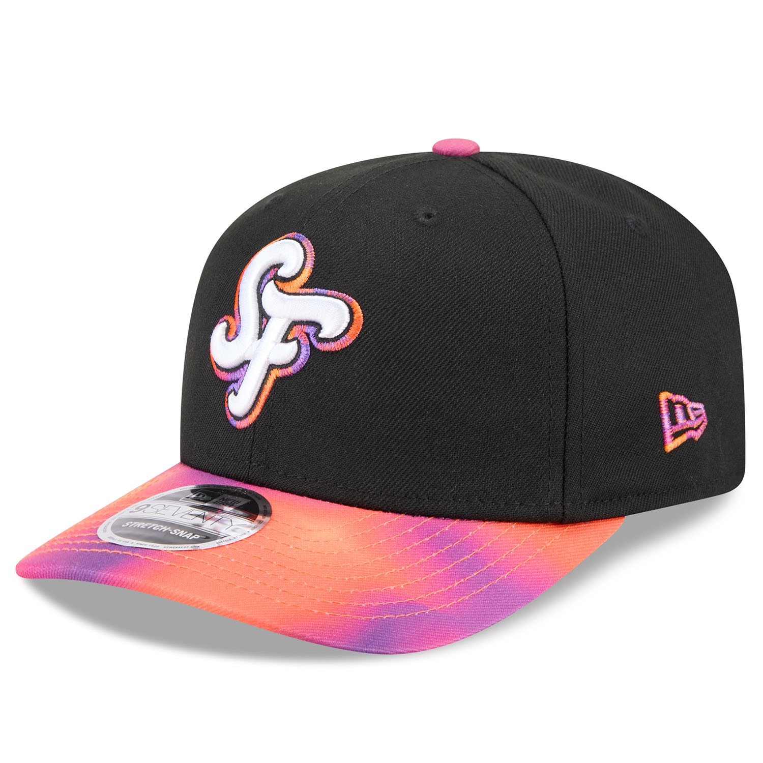 San Francisco Giants MLB City Connect Stretch-Snap 9SEVENTY Cap Schwarz
