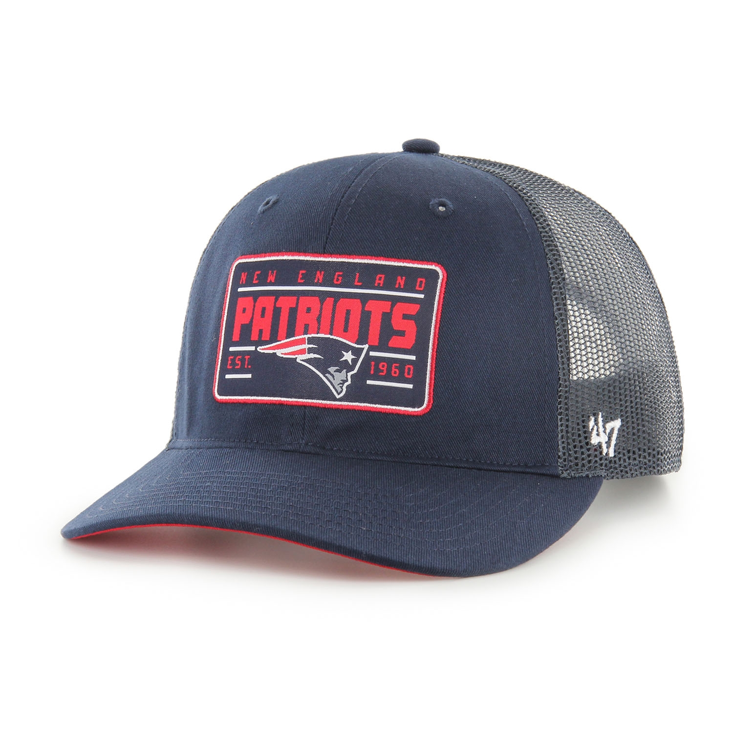 New England Patriots Hardline '47 Trucker Snapback NFL Cap Navy