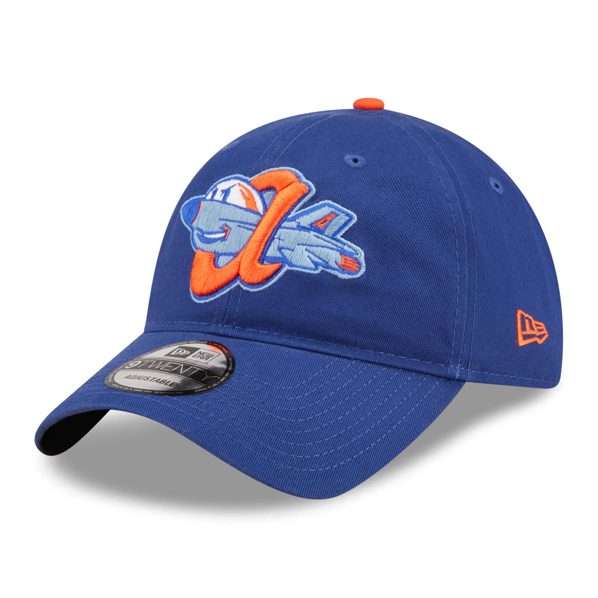 Aberdeen IronBirds New Era 9TWENTY Adjustable MiLB Cap Blau