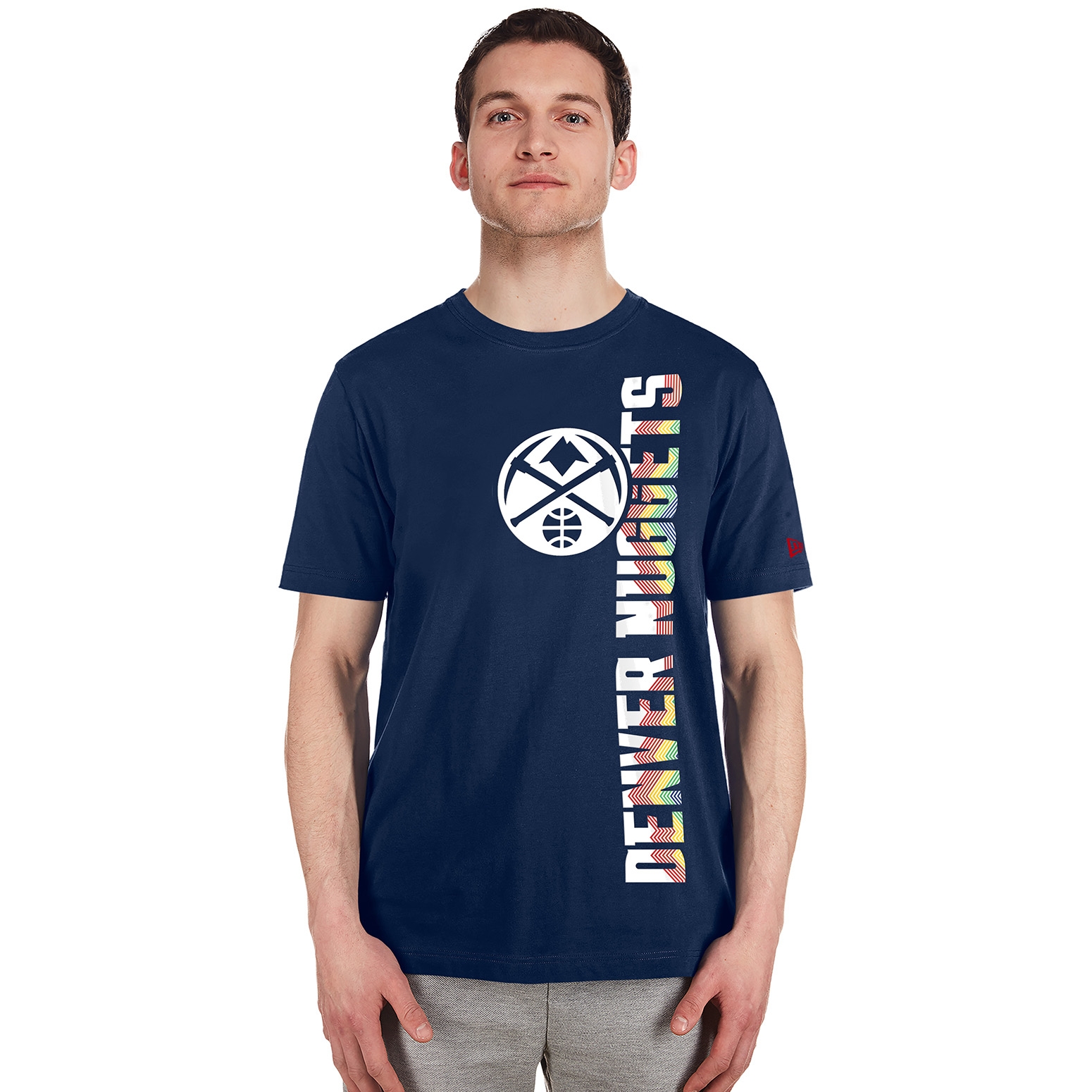 Denver Nuggets 2024 NBA City Edition New Era T-Shirt Navy