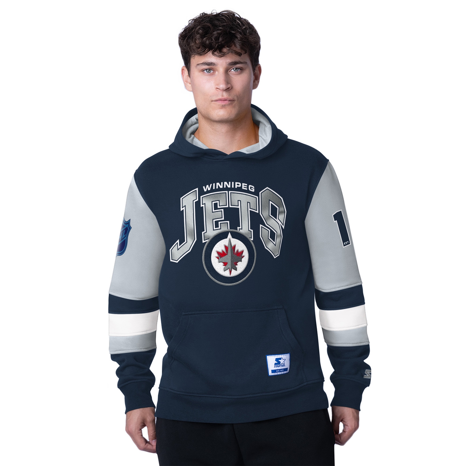 Winnipeg Jets Starter End Zone NHL Hoodie