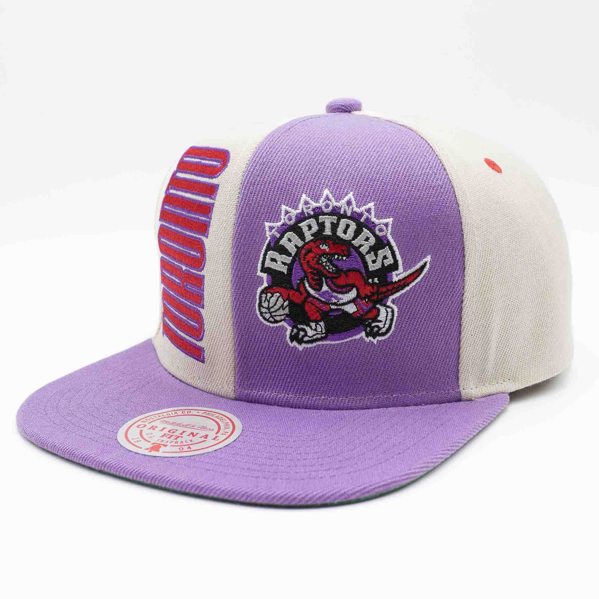 Toronto Raptors Pop Panel Mitchell & Ness Snapback NBA Cap