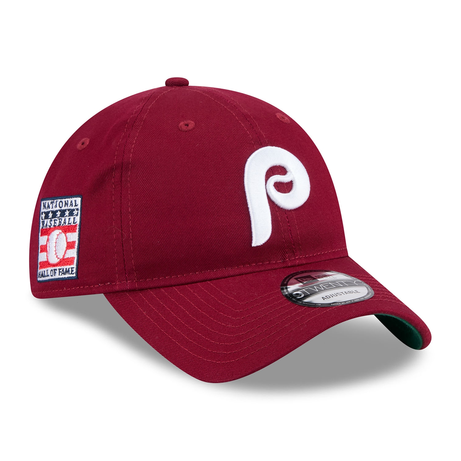 Philadelphia Phillies 2025 MLB Hall of Fame New 9TWENTY Adjustable Cap Burgund