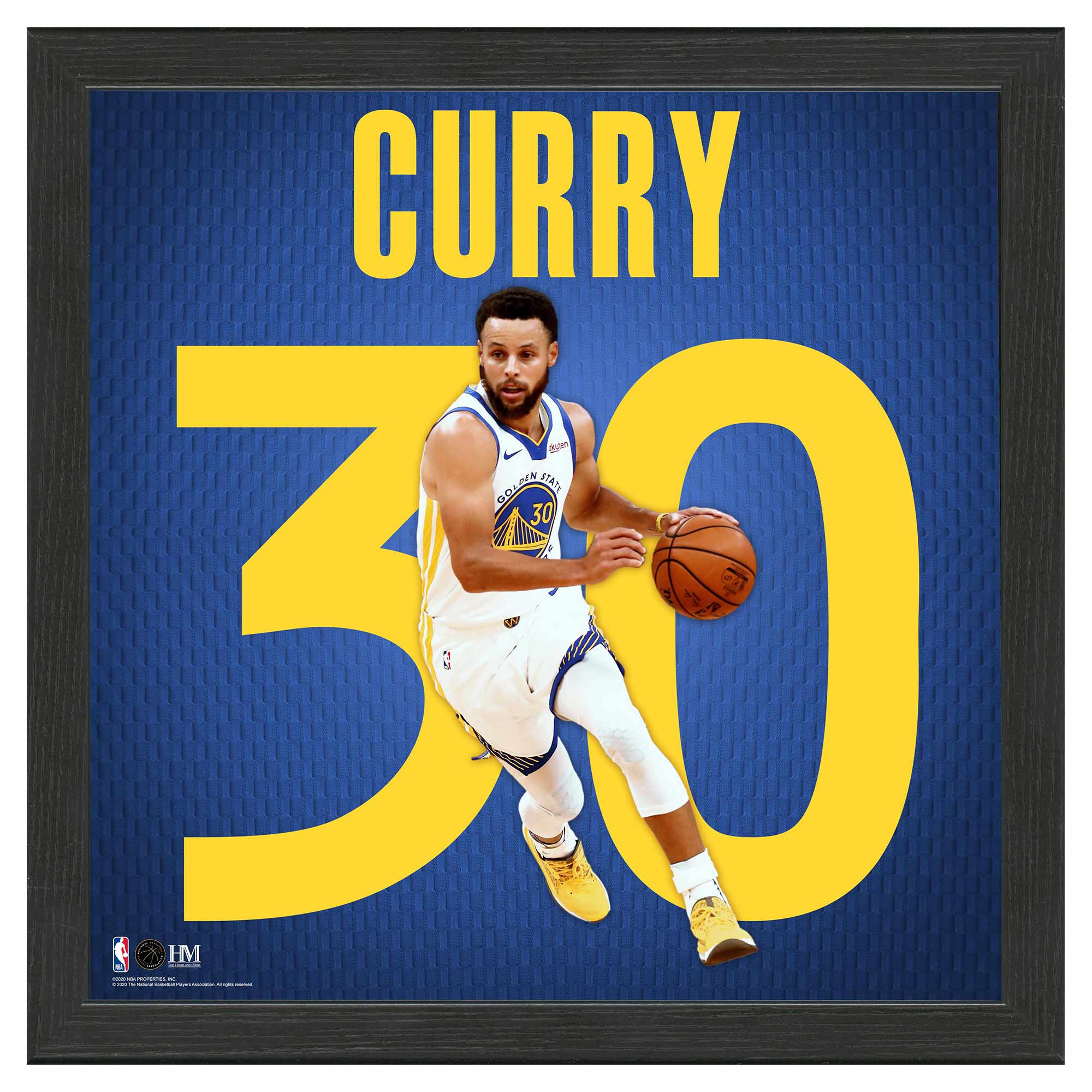 Stephen Curry #30 Golden State Warriors Impact Jersey Framed NBA Photo