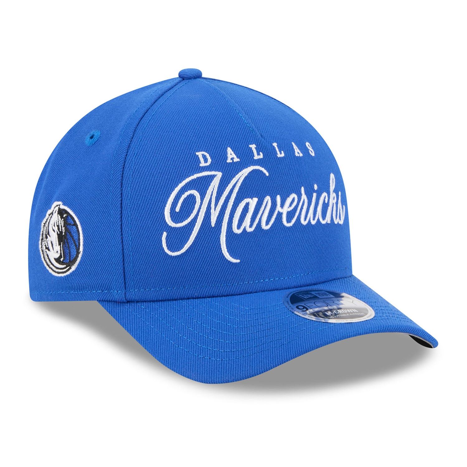 Dallas Mavericks 2025 NBA Draft 9FORTY M-Crown A-Frame Snapback Cap Blau