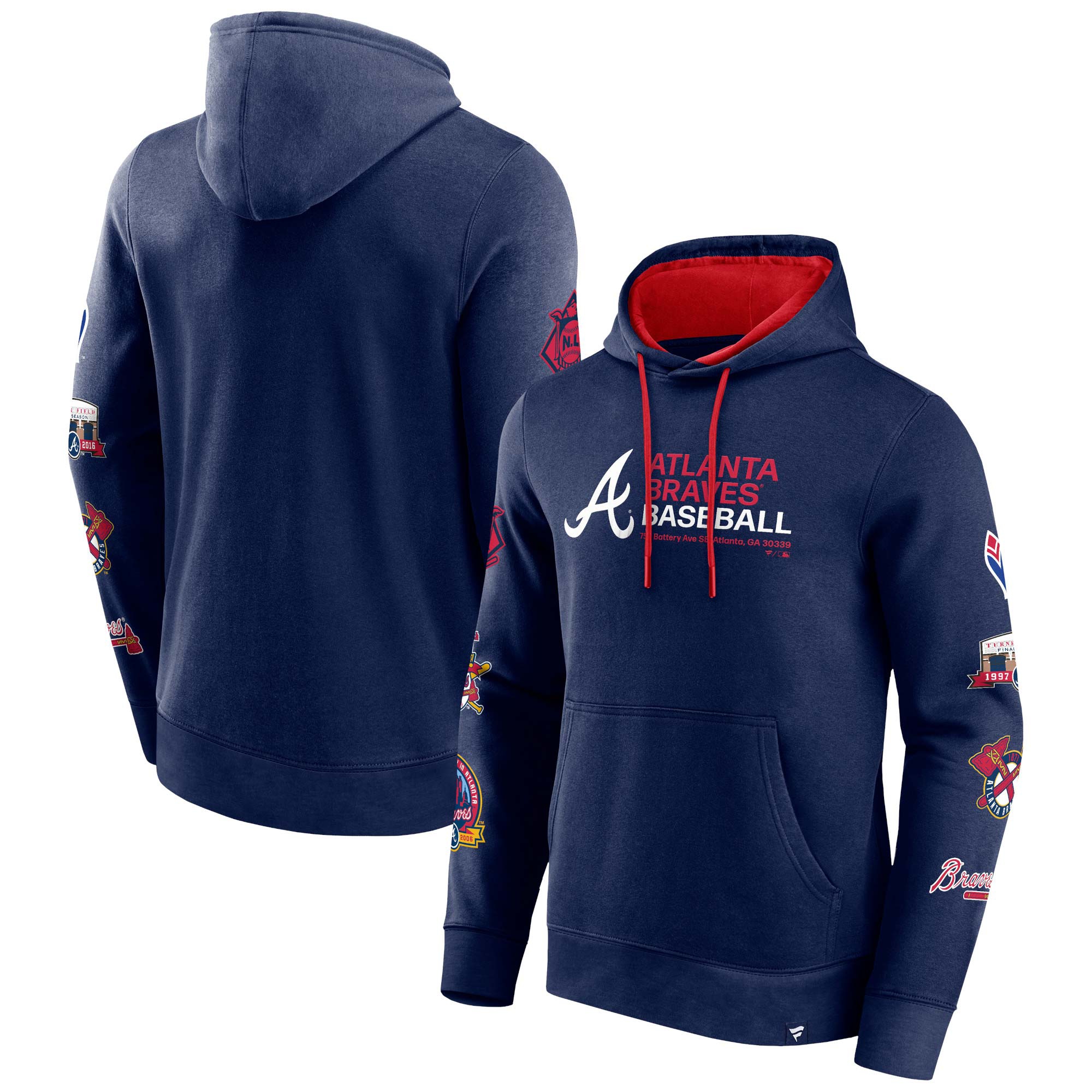 Atlanta Braves Extra Innings MLB Hoodie Navy