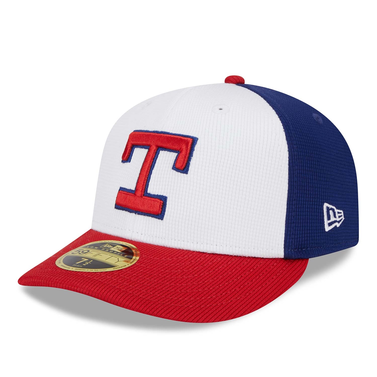 Texas Rangers 2025 MLB Batting Practice New Era Low Profile 59FIFTY Fitted Cap