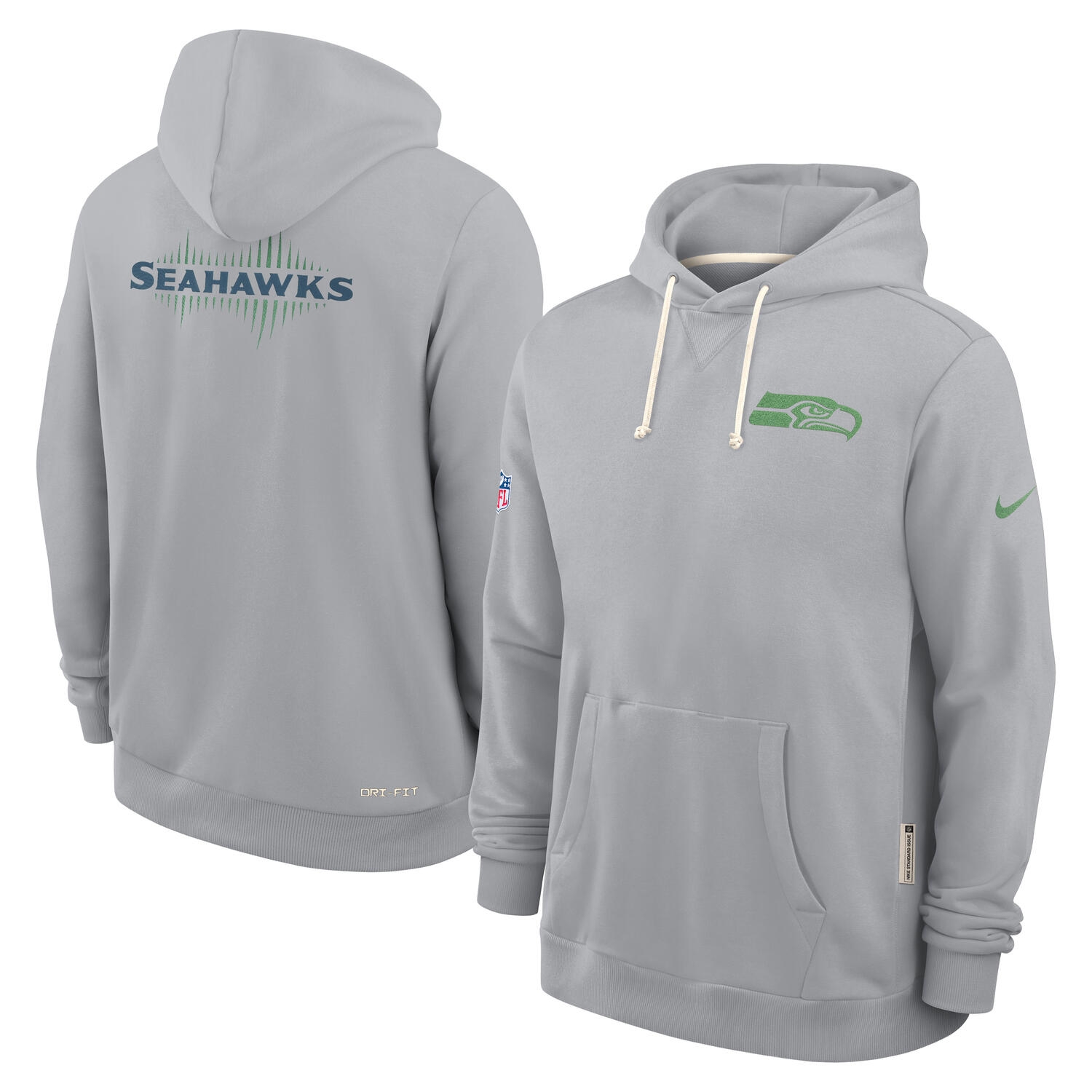 Seattle Seahawks 2025 Rivalries Sideline Standard Issue Hoodie Grau
