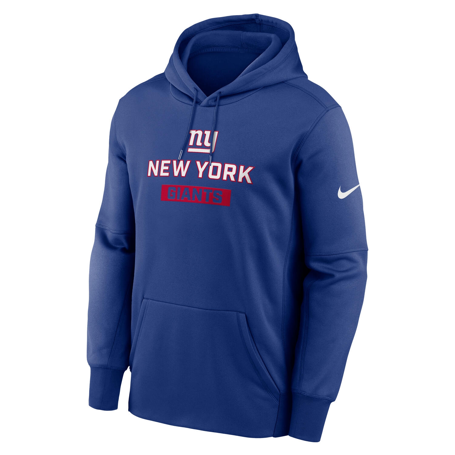New York Giants Toss Sweep Therma-FIT NFL Hoodie Blue