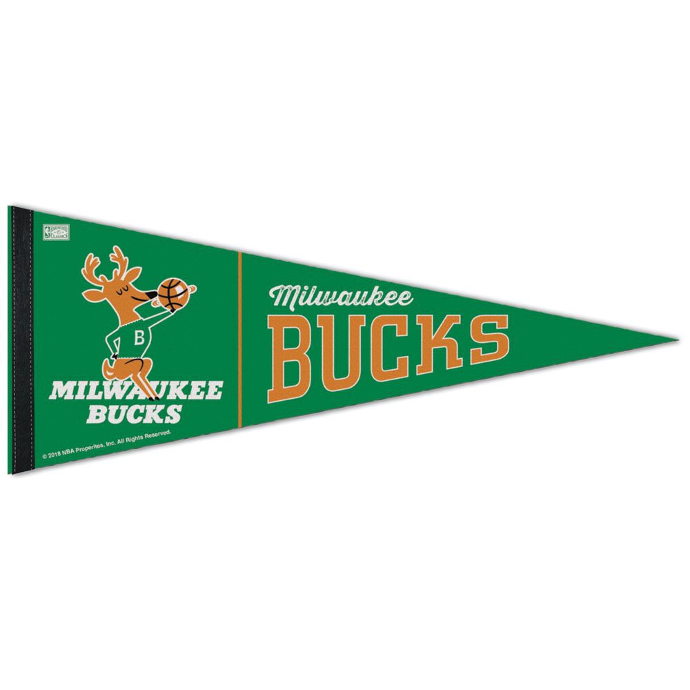Milwaukee Bucks Hardwood Classics Premium NBA Wimpel