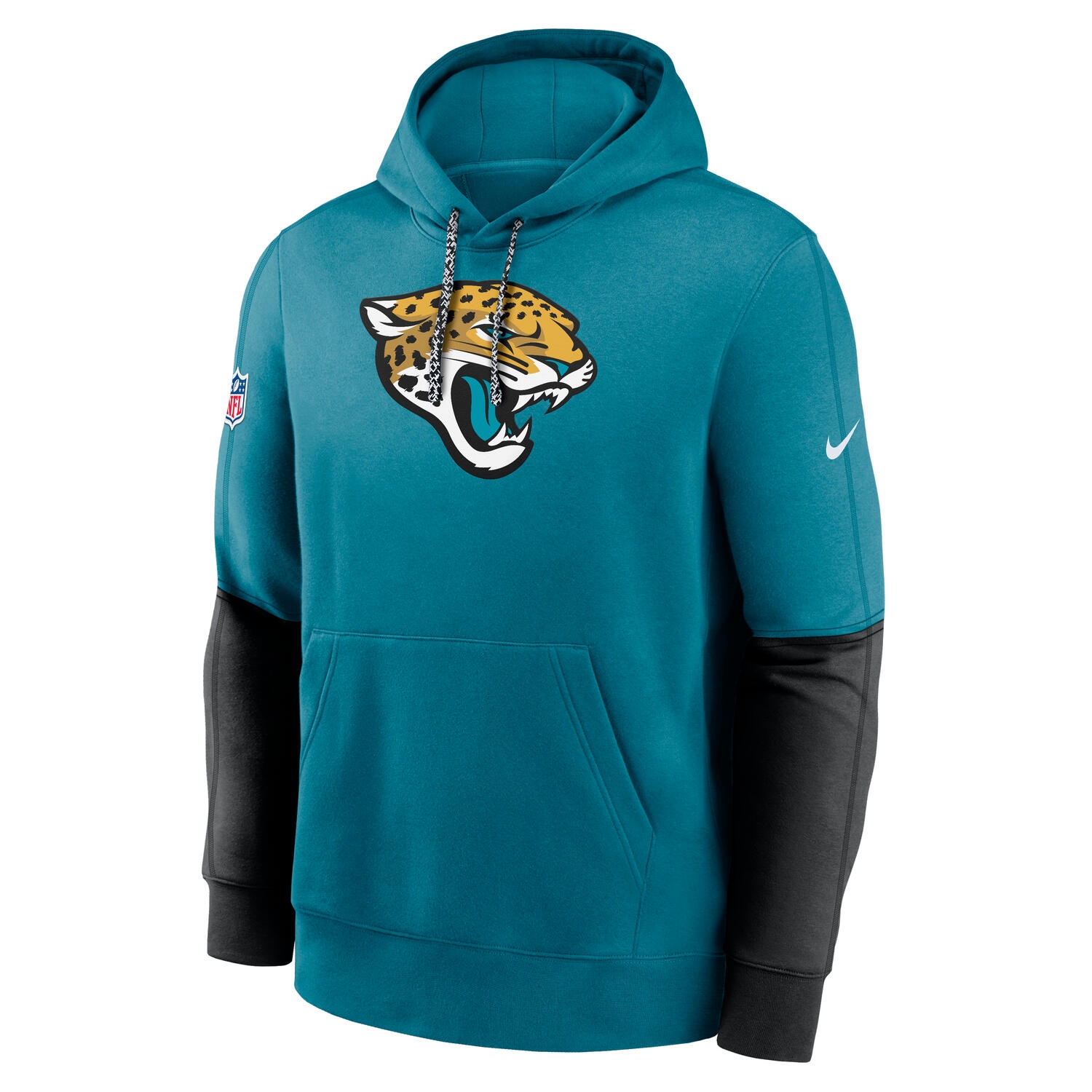 Jacksonville Jaguars 2024 NFL Sideline Nike Club Hoodie Türkis