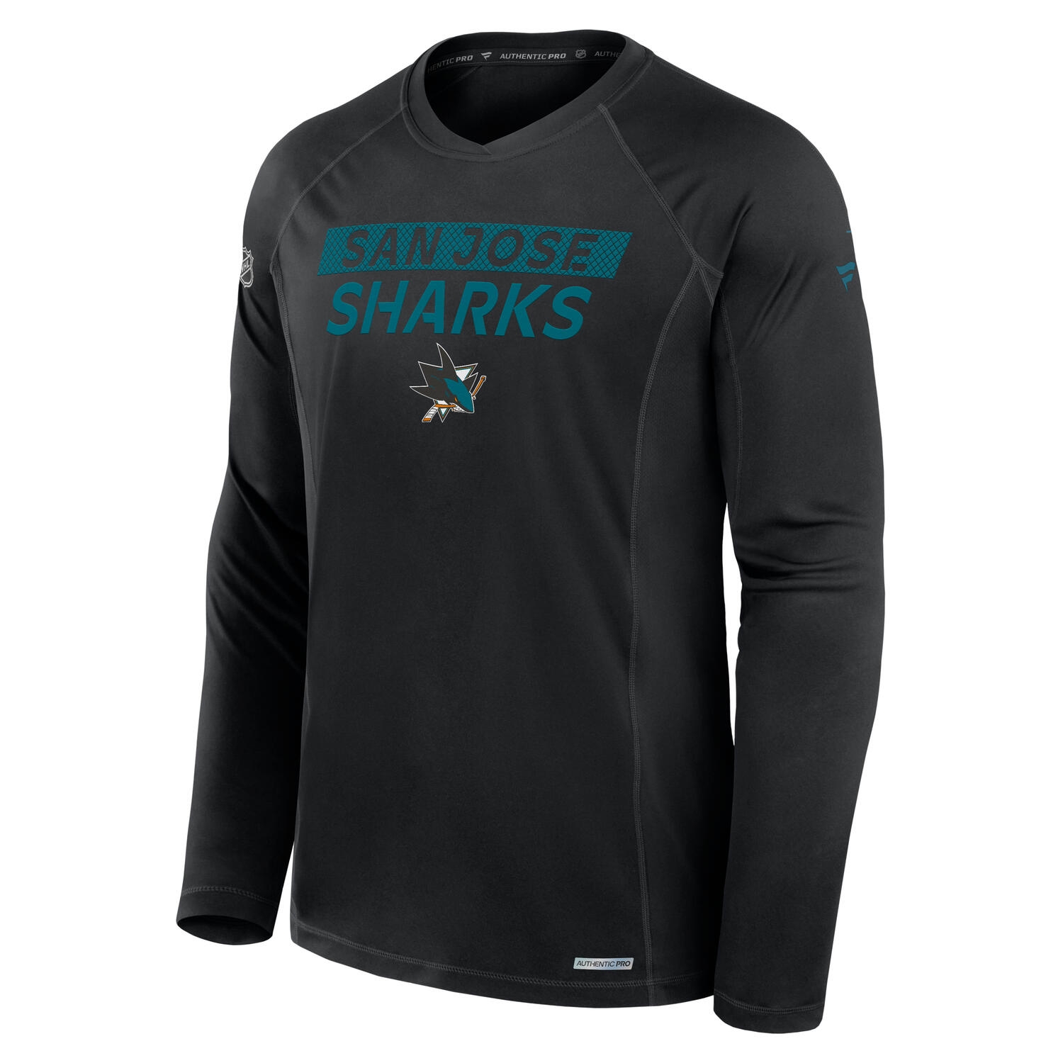 San Jose Sharks 2024/25 Authentic Pro Rink Tech NHL Long Sleeve Black
