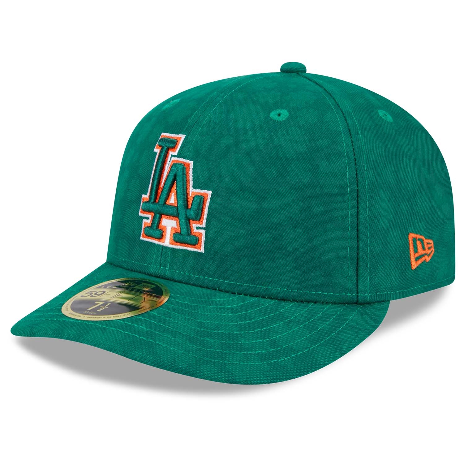 Los Angeles Dodgers 2025 St. Patrick's Day MLB Authentic Low Profile 59FIFTY Cap Grün